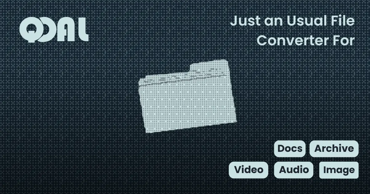 Qoal - File Conversion Platform
